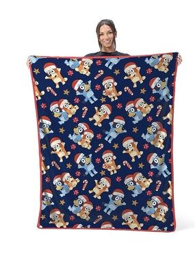 Bluey Holiday Silk Touch Throw Blanket Christmas